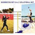 Volleyball Poles  Indoor Volleyball Net  New Upgrade Portable Volleyball Net    
