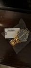Bulova Men s Gold Tone Bracelet Watch Black Dial Quartz Date Water-resistant