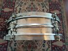 Vintage 1920s Ludwig No  11 Universal 4 X 14 Nickel Over Brass Snare Drum