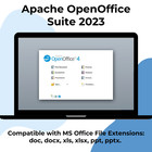 Open Office Home And Student 2023 - Office Software Suite For Windows   Mac - Cd