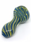 Blown Glass 3    Hand Pipe Heavy Herb Pocket Usa Bowl Mini Hitter Tobacco Smoking 