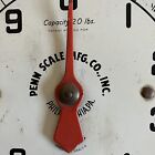 Antique Penn 20 Lb  Hanging Spring Scale - Series 820 Chicken Scale 8    Face