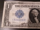 Us One Dollar Silver Certificate Note   Horse Blanket 1923