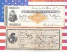 3 Premium Vintage Checks  Ck Lot 104  W  Virginia  2 W  Revenues  Vignette 1881 