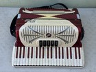 Vintage Red Sonola Rivoli Model R342 Used With Carry Bag Great Condition R 342