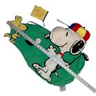Golfing Snoopy Woodstock 18th Padded Wall Hanging Decor Nursery Vtg Rare Quiltex