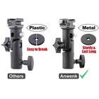 Anwenk Camera Flash Speedlite Mount Swivel Light Stand Bracket With Bk