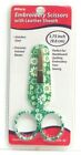 Embroidery Scissors In Leather Case Sewing   Needlepoint   Cross-stitch
