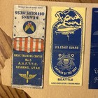 Vintage Match Book Covers Matches Strike Ads Auto Gas Hotel Sports Military Old