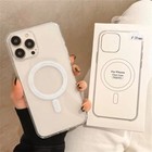 Clear Magsafe Case For All Iphone   Magnetic Wireless Charging Cover