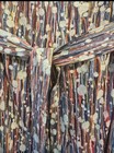 Vintage Diane Von Furstenberg 1970s Painters Pattern A-line Dress Italy Size 6