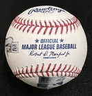 Aaron Judge Ny Yankees Signed Mlb Baseball 2017 Al Roy Rookie Auto Fanatics Coa