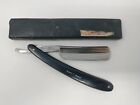 Vintage Numax Straight Razor Made In Solingen Germany With Original Box  Black