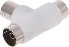 Tv Antenna Splitter 1 Male To 2 Female Adapter Plug And Play High Definition