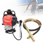Portable Gas Powered Concrete Vibrator With 8ft Shaft Rod For Concrete Pouring
