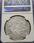 1617 Netherland Silver Lion Daalder Ngc Genuine-new York First Silver Dollar Lbl