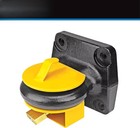 Eye Lock  2-1 2 In  Dia  To 3 In  Dia  Ring  Rust Resistant