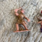 Vintage Plastic Soldiers Roman Knights Lot Marx  50   s 60   s Rare