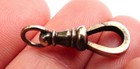 Victorian 10k Gold Well Made Watch Swivel Or Dog Clip   Antique
