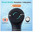 Face Scrubber Facial Cleansing Brush  2 In 1 Spin And Vibration Patented Tech