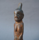 Small Old South African Tribal Art Zulu Female Carved Doll Figure Tsonga Shona