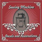 Singer 15  red Eye  Sewing Machine Waterslide Decals