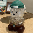 Starbucks Barista Bear Cup Limited Edition Glass Cup Xmas Gift 503ml 2026