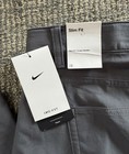 Men   s Nike Dri-fit Repel 5 Pocket Slim Fit Golf Pants Grey Da3064-070 42x32 Nwt