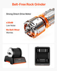 Rock Tumbler Kit 2 Lb Capacity 4-speed Digital Quiet Direct-drive Gem Polisher