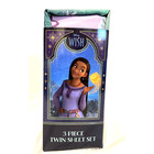 Disney Wish Movie  free The Wishes  Kids Microfiber 3 Piece Twin Sheet Set Asha