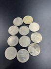 Lot Of 11  1 Casino Gaming Tokens Metal Very Circulated Conditions