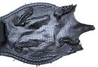 Us Stock - Black Real Crocodile Leather Skin Hide Exotic Pelt Taxidermy  s21