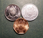 Botswana  Set Of 3 Coins  1984  1998  1  5  10 Thebe  Grade Unc   Free Shipping