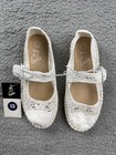 Art Class Shoes Girls Size 13 White Madeline Lace Espadrille Flats New Nwt Dress