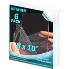Plexiglass Sheet panel Acrylic 8 X 10-pack Pet Thick 0 04   Clear 8  X 10  6