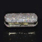 Bestbling Bling Rhinestone Crystal Lipstick Case Holder Organizer Bag Silver 