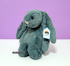 Jellycat Bashful Forest Bunny - Medium 11  - Green - Brand New With Tags - Flaw