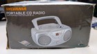 Sylvania Portable Cd Player Stereo With Am fm Radio Boombox Srcd243pl Clean