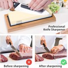 Knife Sharpening Stone Set Professional Whetstone 4 Side Grit 400 1000 3000 8000