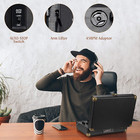 Vinyl Record Player - 3-speed Bluetooth Portable Belt-driven Suitcase Turntable