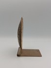 Vintage World Globe Mid Century Modern Brass Matina  Bookend
