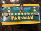 Pac-man Aladdin Metal Lunch Box With Thermos  Vintage 1980 