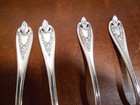 4 Rogers 1911 Old Colony Pattern Silverplate Place Or Oval Soup Spoons Is 8677