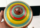 1939 J Chein Gulliver   s Travels Tin Litho Spinning Top Working Paramount Toy