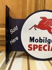 Mobilgas Special Flange Sign Pegasus Horse Oil Mobil Vintage Style Wall Decor
