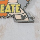 Figment Parking Lot Sign Disney Collector trading Pin 2004 Cast Lanyard Series