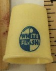 Atlantic White Flash Thimble Plastic Vintage Souvenir Collectible