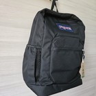 Nwt Jansport Cross Town Plus Backpack Black 15  Laptop Sleeve School Travel Bag