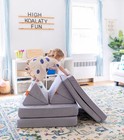 The Nugget  Original Play Couch    Koala Microsuede Cover - Brand New