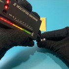 0 39 Ct 4mm Vvs Moissanite Princess Pushback Stud Earrings 925 Silver With Gra